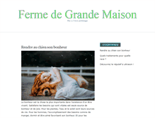 Tablet Screenshot of ferme-de-grande-maison.fr